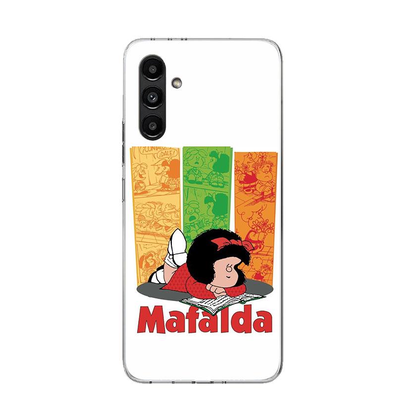 Cartoon Cute Mafalda Phone Case for Samsung Galaxy A17 A16 A15 A14 A13 A57 A56 A55 A54 A53 A37 A36 A35 A34 A33 A26 A25 A24 A23 G