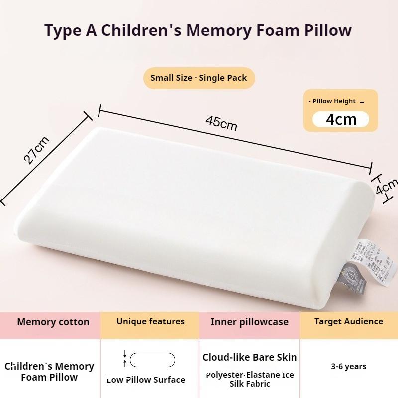 

Class A slow rebound memory cotton pillow over 3 years old neck pillow core kindergarten dormitory children and students nap pillow no specifications