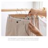Stainless Steel Pant Trouser Hanger Wood Pants Clips High Quality Solid Wooden Hanger