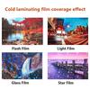 20 Foi Film Laminare la Rece Hologramă Sticlă Spartă Card Foto Film Laminare Autocolant A4 Stea Punct Lucios Film Holografic Foto