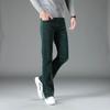 Męskie spodnie na co dzień Micro Flare Spodnie sztruksowe Koreańskie, elastyczne, wąskie spodnie Flare