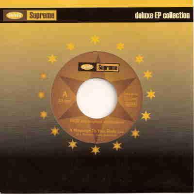 7inch Record RICO RODRIGUEZ, SOULFOOD INTERNATIO - A Message To You, Rudy GROSP03 Grover Supreme Germany Reggae, Ska & Dub Used