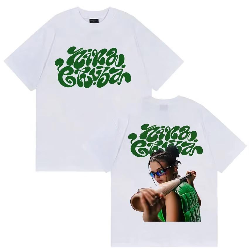 Nina Chuba Album Tour 2025 Print T Shirt Unisex Women Hip Hop Clothing Short Sleeve Tshirts Retro Fashion Oversized Cotton Tshirt