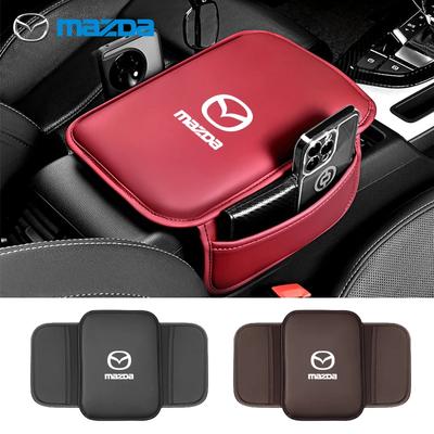 Ochraniacz Podłokietnika Fotela Samochodowego Poduszka Pokrywa Schowka na Podłokietnik Do Mazda 2 3 6 5 Atenza CX3 CX5 MX5 CX7 Axela CX30 CX90 CX60 CX50