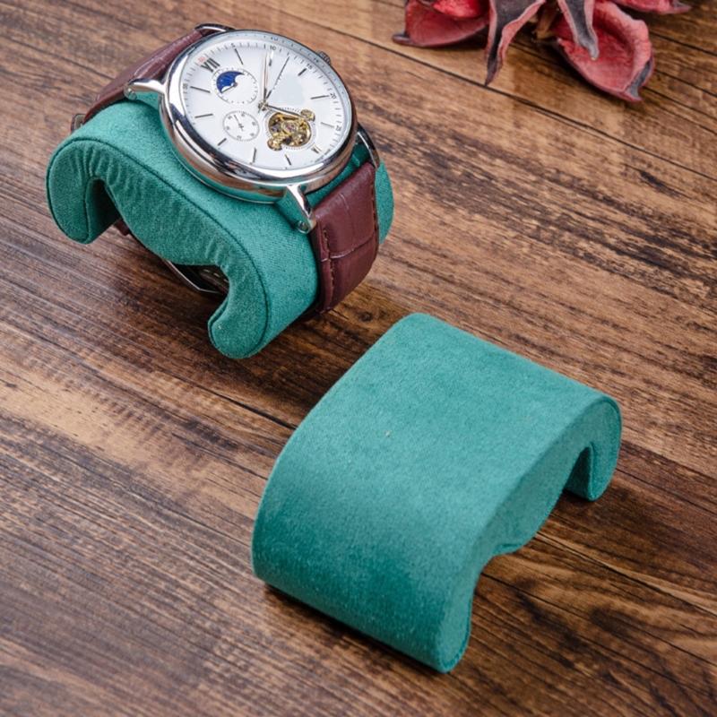 Fabric Watch Holder Cushions Accessory Organizers Flannelette Texture Protects Watches and Bracelets from Scratches