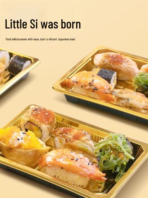 Shixun Golden Heart-Shaped Sashimi Container