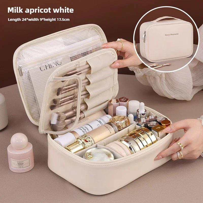Women's Cosmetic Bag Large Capacity Makeup Pouch Travel Toiletry Case Beauty Essentials Organizer
