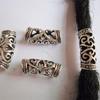 10pcs Hairstyling Tool Hairbraid Silver Dreadlock Beads Hair Braid Beads Cuff Clip Micro Rings Tube