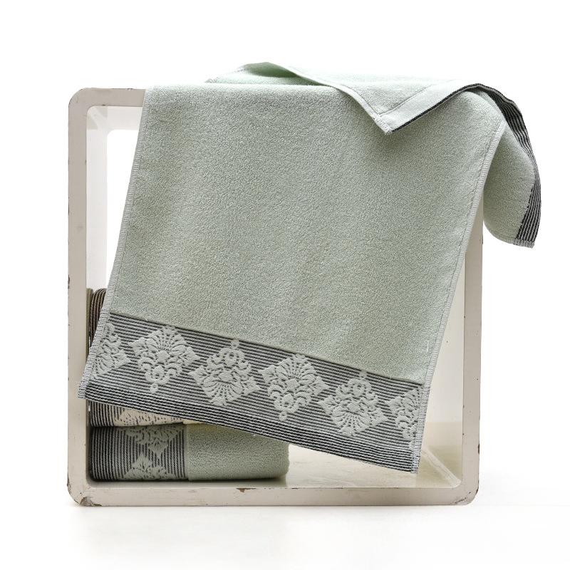 Toalha de algodão europeia flor macia absorvente grande toalha de rosto supermercado presente atacado toalha de rosto toalha doméstica