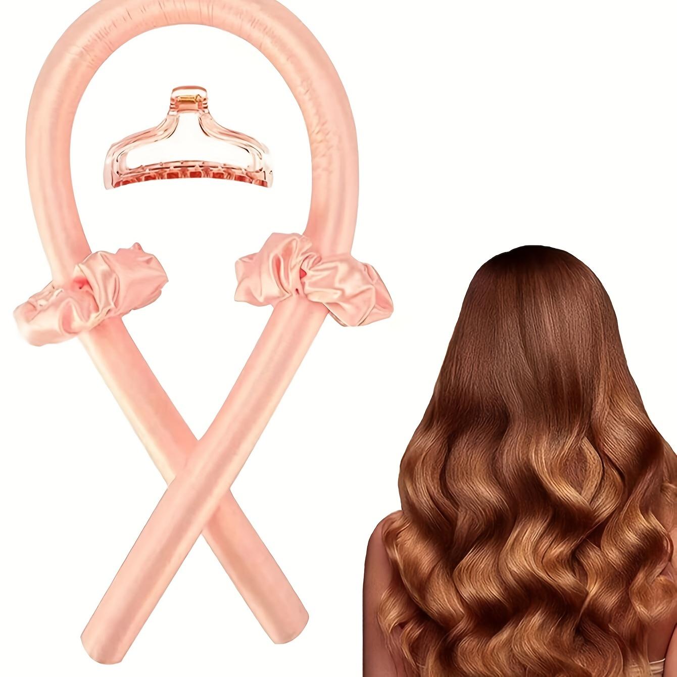 

Foam Heatless Curling Iron Sleep Curling Iron Sponge Curly Hair Long Hair Curling Iron Set of 4 Pieces розовый