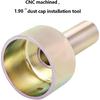 Trailer Dust Cap Tallation Tool 1.98 Inch Trailer Dust Cap Tool Axle Grease Cap Tool (1.98 '' Dust Cap Driver)