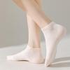 5Pairs Women's Low Tube Cotton Socks Candy Colored Summer Breathable Boat Socks Delicate Soft Comfortable Solid Versatile Sock