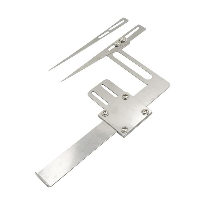 Professional Garment Sewing Tool Metal Beveler Tool For Precisely Bias Edging Trimming On Pants Trousers And Clothing