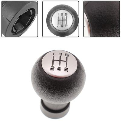 Schaltknauf 5-Gang 5-Gang 7,5*5,5 cm Schwarz & Silber