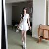 Jasmine Sea Salt College Style Shirt Dress - Petite Summer Sweetheart Skirt Set