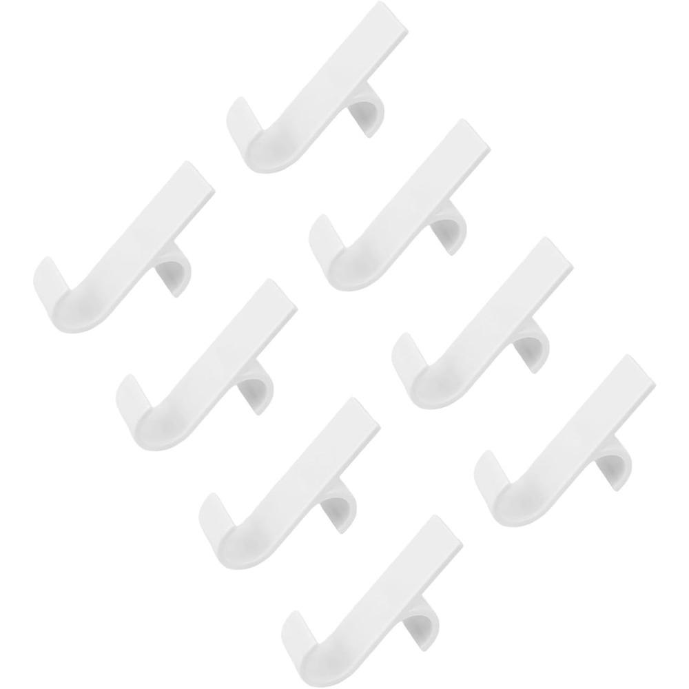 Cârlige de uscare pentru calorifer din plastic, Design negru detașabil - Umerașe economice pentru prosoape și haine pentru baie și spălătorie