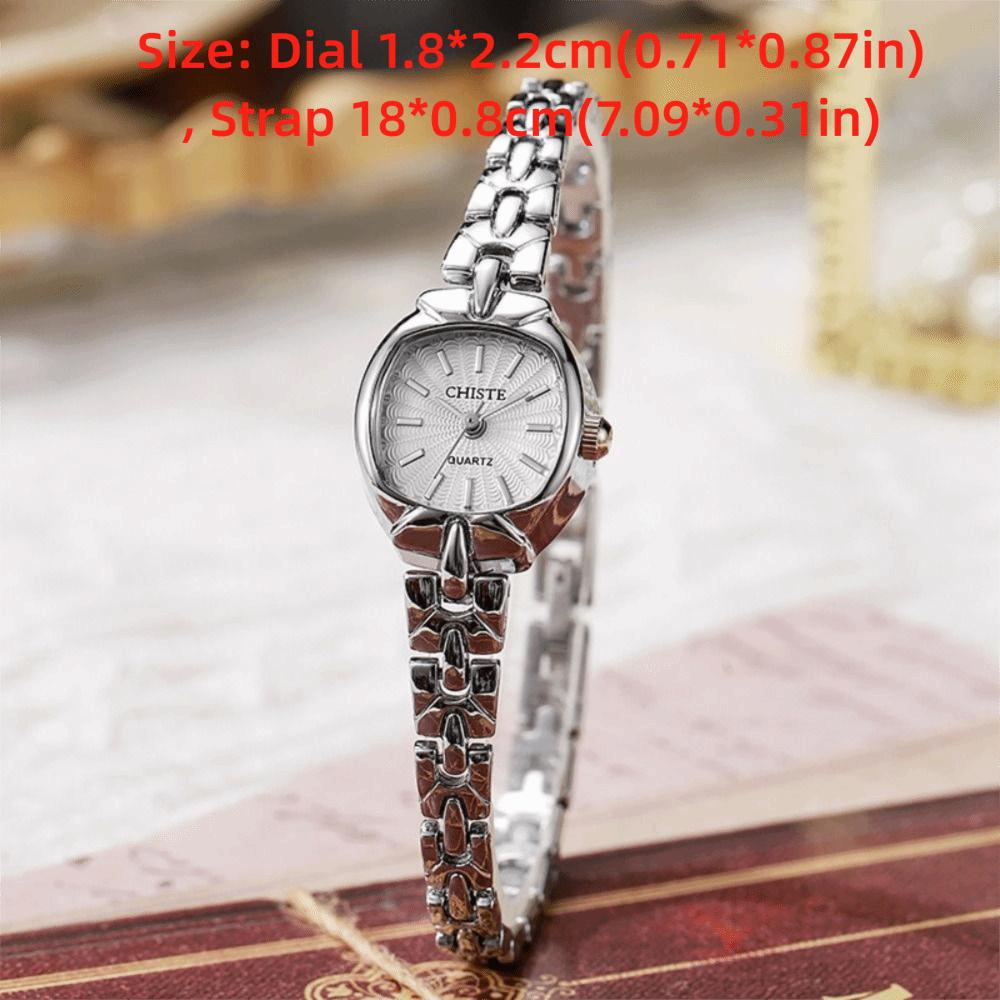 Gold Wristwatch Alloy Quartz Watch Fashion Bracelet Watches  Gift
