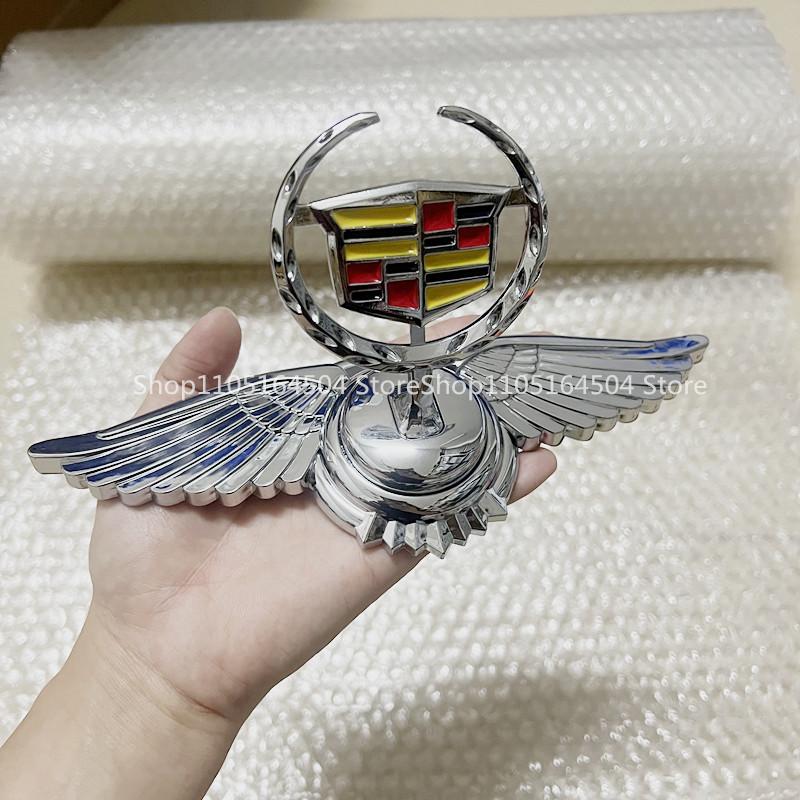 AADI1 1 buc Capac Emblema Metalic 3D pentru Capotă Auto pentru Cadillac ATS CTS Escalade SRX XTS XT5 STS CT5 CT6 BLS Deville