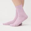 Gunze WASHIITO Washi 3D Toe Separate Crew Set of Pale Sizes Cm Socks, Yarn, Design, Knit, Length, 2, Lavender, 23.0-25.0