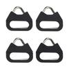 Camera Strap Hook Triangle Split Ring Compatible with Sony Fuji DSLR Camera Mirrorless Camera with Round Eyelet (2 Pairs)