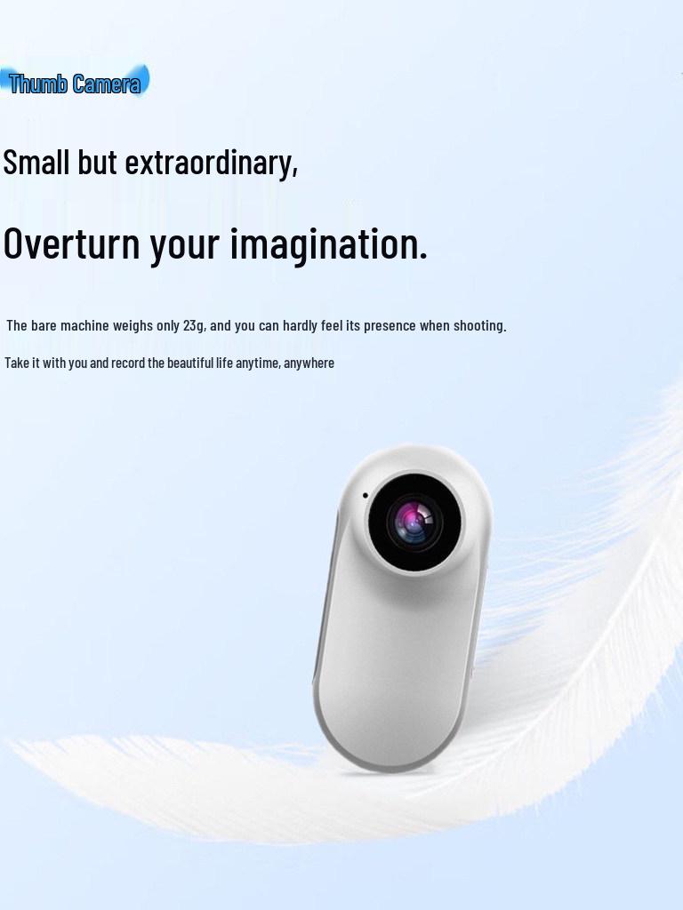 

Portable HD Sports Camera with Lapel Clip and Magnetic Mount for Outdoor and Pet Recording Camera Memory Card - 128GB