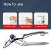 Water Pumps Plier 5.9inch Tongue and Grooves Plier Quick Adjustment by Pressing and Sliding Grips Any Shaped Object