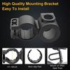 Heavy Duty U Lock for Bike Motorcycle Security 16mm Shackle 4ft 6ft Cable with Mounting Bracket Silver