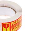 250Pcs/Roll Care for Goods Fragile Warning Label Stickers Fragile Roll Sticker  Express Label