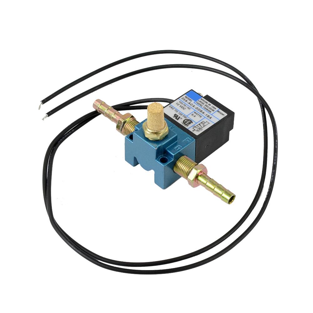 FREE SHIPPING - 3 Port Electronic Boost Control Solenoid Valve 35A-ACA-DDBA-1BA With Brass Silencer JR-ECU05