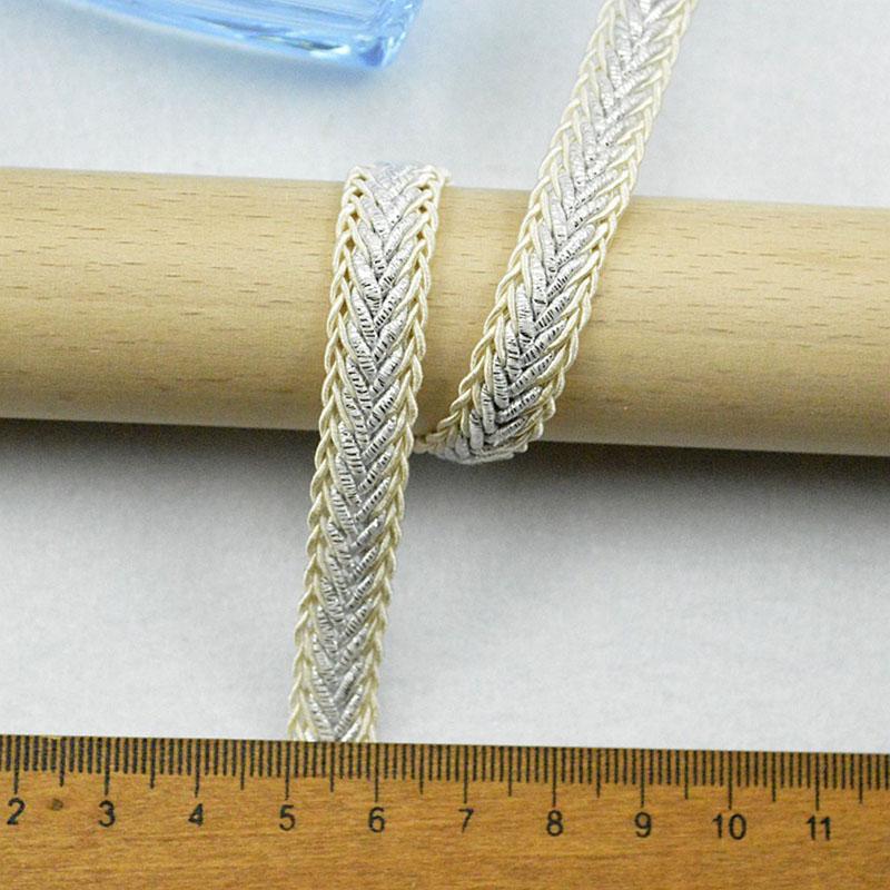 5 meters/16.4ft each pack Braided Lace Trims red gold Ribbons Decorative Fabric Edge for Dress bras Sewing DIY Craft Wedding Garment Embellishment