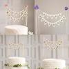 Birthday Cake Flag Decoration Baking Decoration Party Birthday Decoration Letter Creative Cloth Birthday Flag Cake Decoration