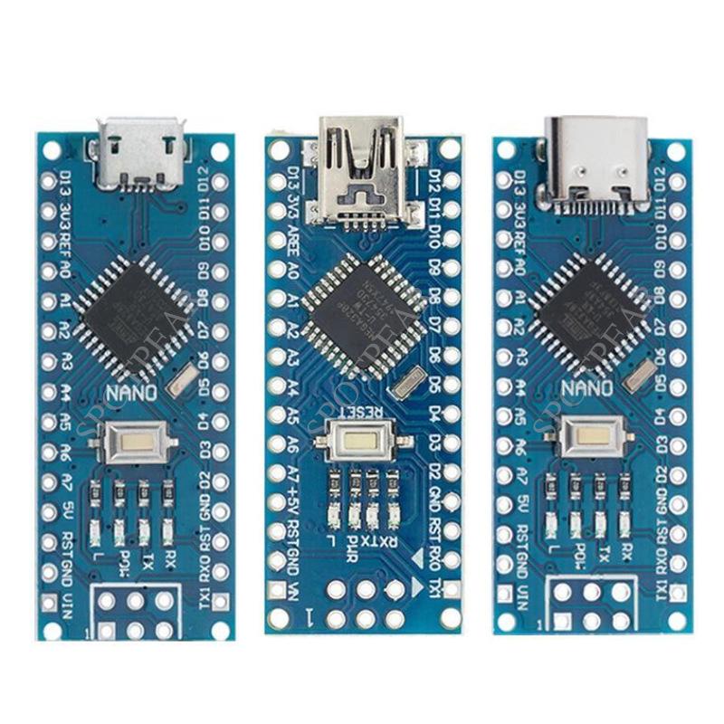 ATMEGA328P Nano-Entwicklungsboard mit Typ-C/Micro-USB für Arduino