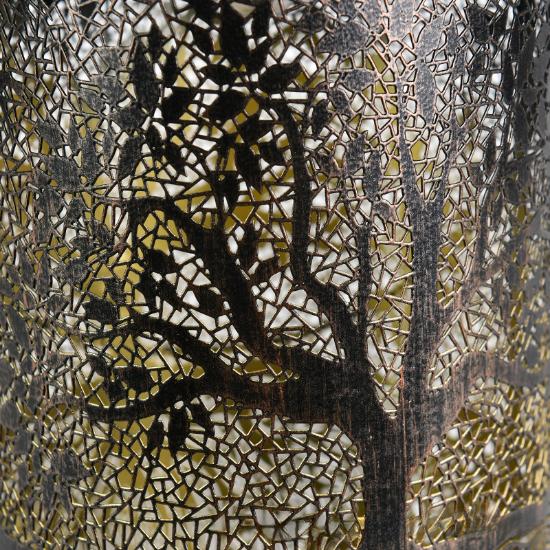 Nová Iron Art Velká stromová lampa Venkovní nádvoří Solární lampa Dekorativní Atmosféra Dutá závěsná lampa