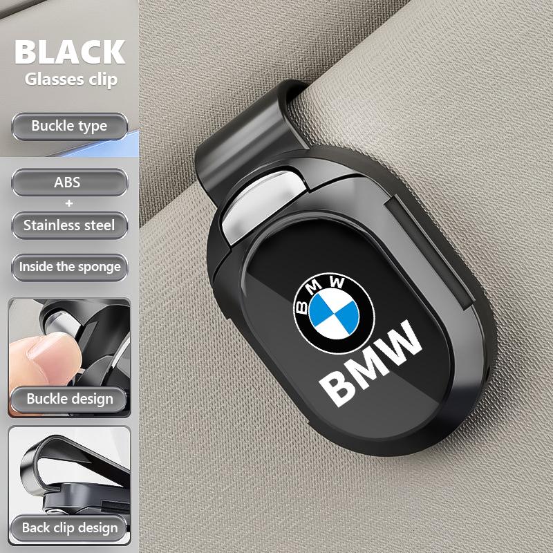 Universal Car Sunshade Sunglasses Storage ID Card Glasses Clip For BMW M 1 3 4 5 6 7 Series M3 M6 F01 F02E34 E36 E70 F10 X6 X1