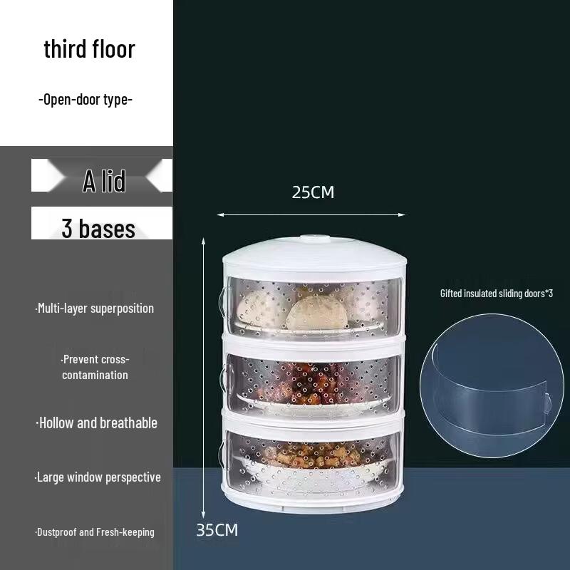 Foldable Insulated Multi-Layer Food Cover