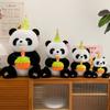 Internet Celebrity New Cute Bamboo Shoots National Treasure Panda Doll Creative Birthday Panda Plush Toy Doll Children's Gift