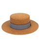 Stripe Line Brown Panama Hat