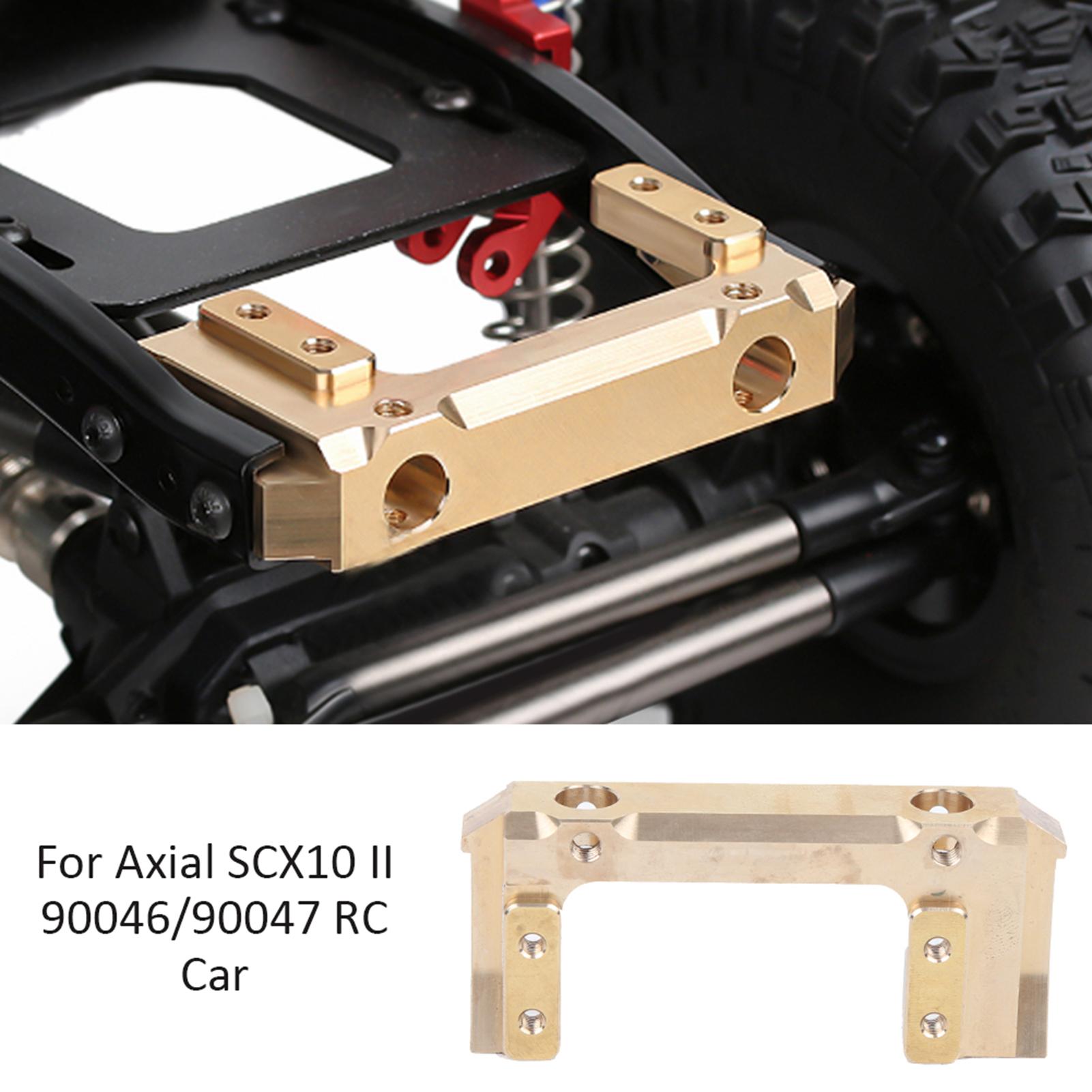 

Brass Front Bumper Mount Servo Mount Remote Control Model Accessory Fit for Axial SCX10II RC Car