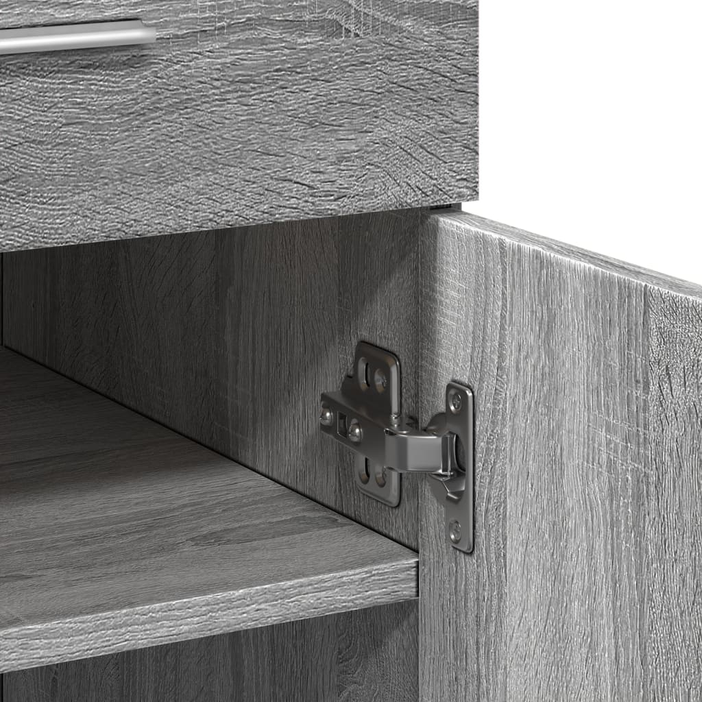 Sideboard Gray Sonoma 80 x 42.5 x 93 cm Particleboard