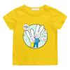 T-shirt Bambino Cartone Animato Simon Super Coniglio 100% Cotone Carina Ragazzi Ragazze Manica Corta Stampa Manga Top Bambini Casual Toddler Estate