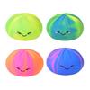 Smiling Steamed Bun Stress Ball Anti-Anxiety Colorful Dumpling Squeeze Toy Soft Stretchy Simulated Dough Ball Fidget Sensory Toy