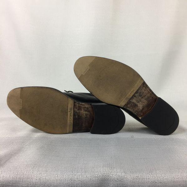 Androgyn Ganzleder Wholecut Mckay Konstruktion Business-Schuhe Schwarz Größe 41.5 Herren(GEBRAUCHT)