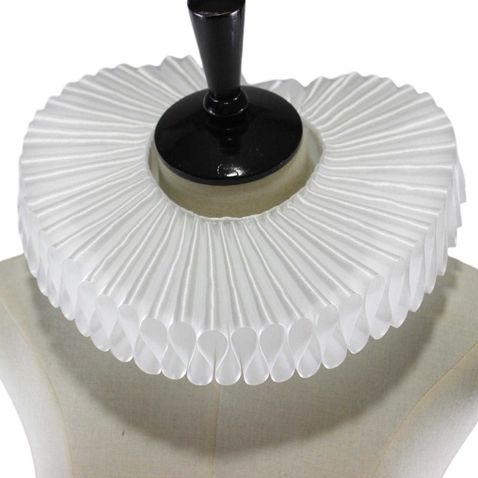 

Женский Девушки Викторианский Елизаветинский Воротник-жабо Шелковистый Искусственный Воротник Чокер Винтажная Тесьма Гофрированный Воротник Косплей Костюм B