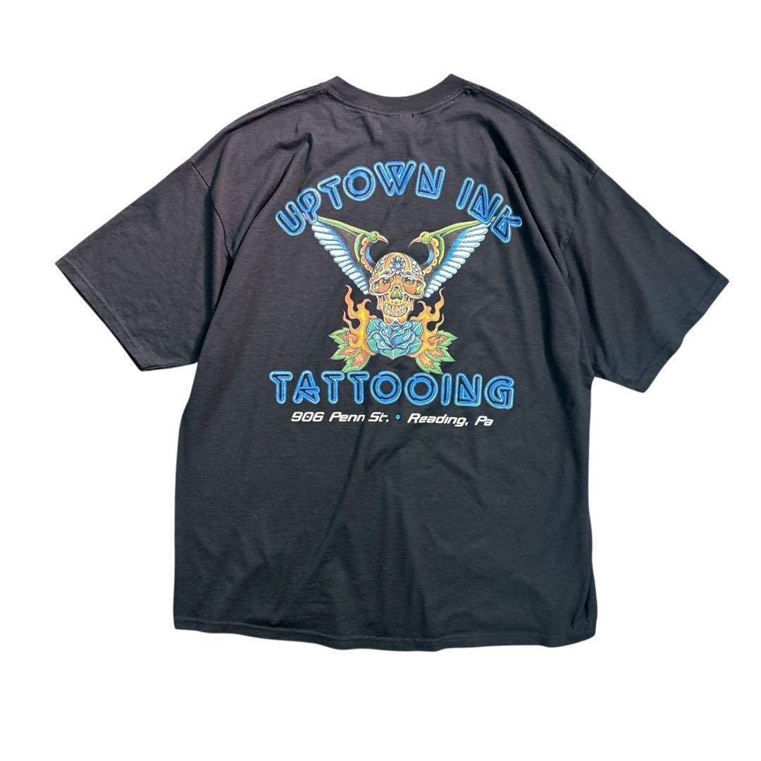 

[USED] 7TSM2GILDAN Back Print Tattoo T-Shirt Used