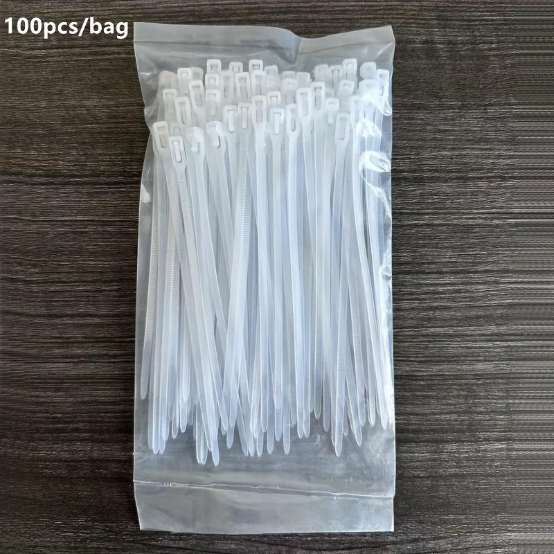 100pcs/bag Reusable Self-Locking Cable Ties Cord Management Accessories Mixed Colors,Cable Organizer,Cable Lock Ties Easy To Use