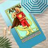 Cartoon A-ANPANMAN Towel Polyester Beach Towel Quick Dry Sand Free Bath Towel for Summer Pool Travel Vacation