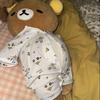 Cute Tilted Head Beer Belly Rilakkuma Plush Toy, Soft Stuffed Animal Pillow for Sleeping