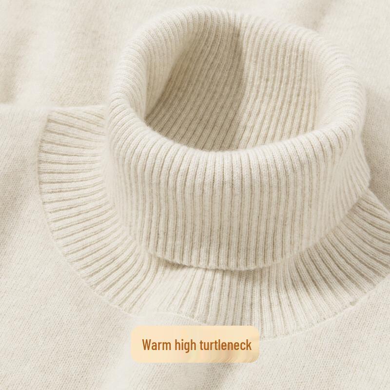 Men's 100% Pure Cashmere Turtleneck Sweater
