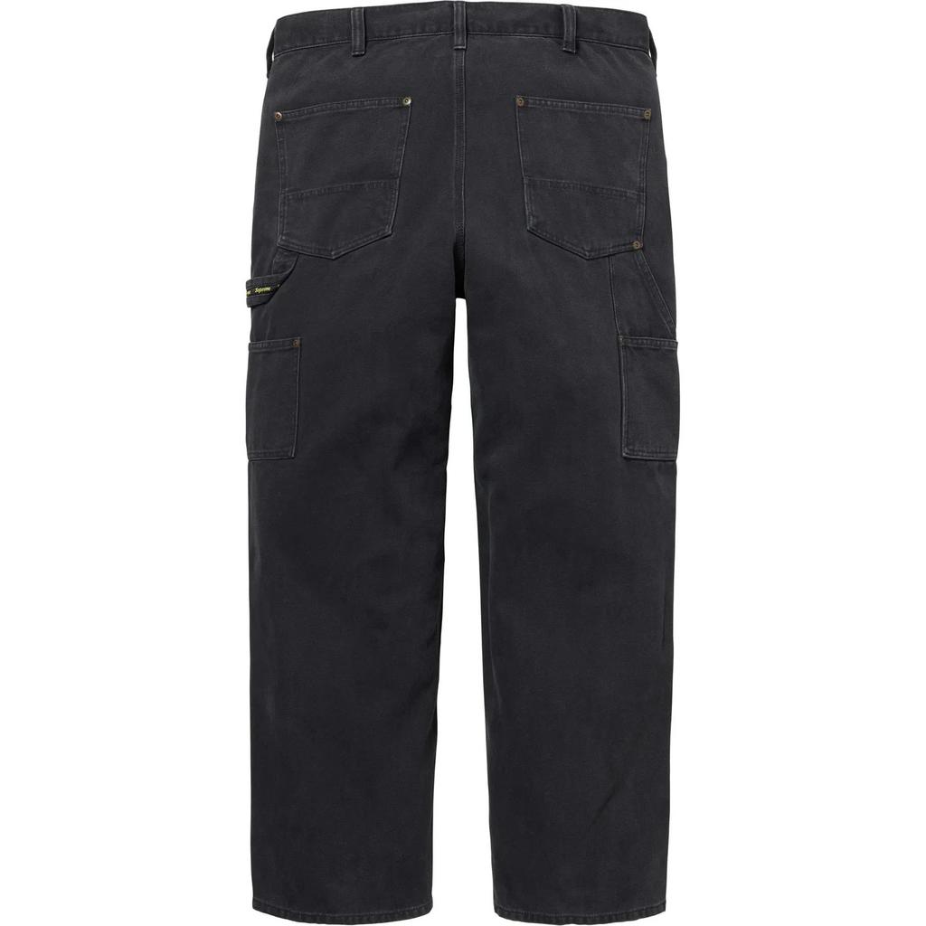 Supreme Double Knee Painter Pant Black (24FW)
