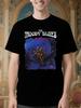The Moody Blues "On the Threshold of a Dream" Graphic for Men - Black Casual Tee with Purple & Blue Artwork T-shirt